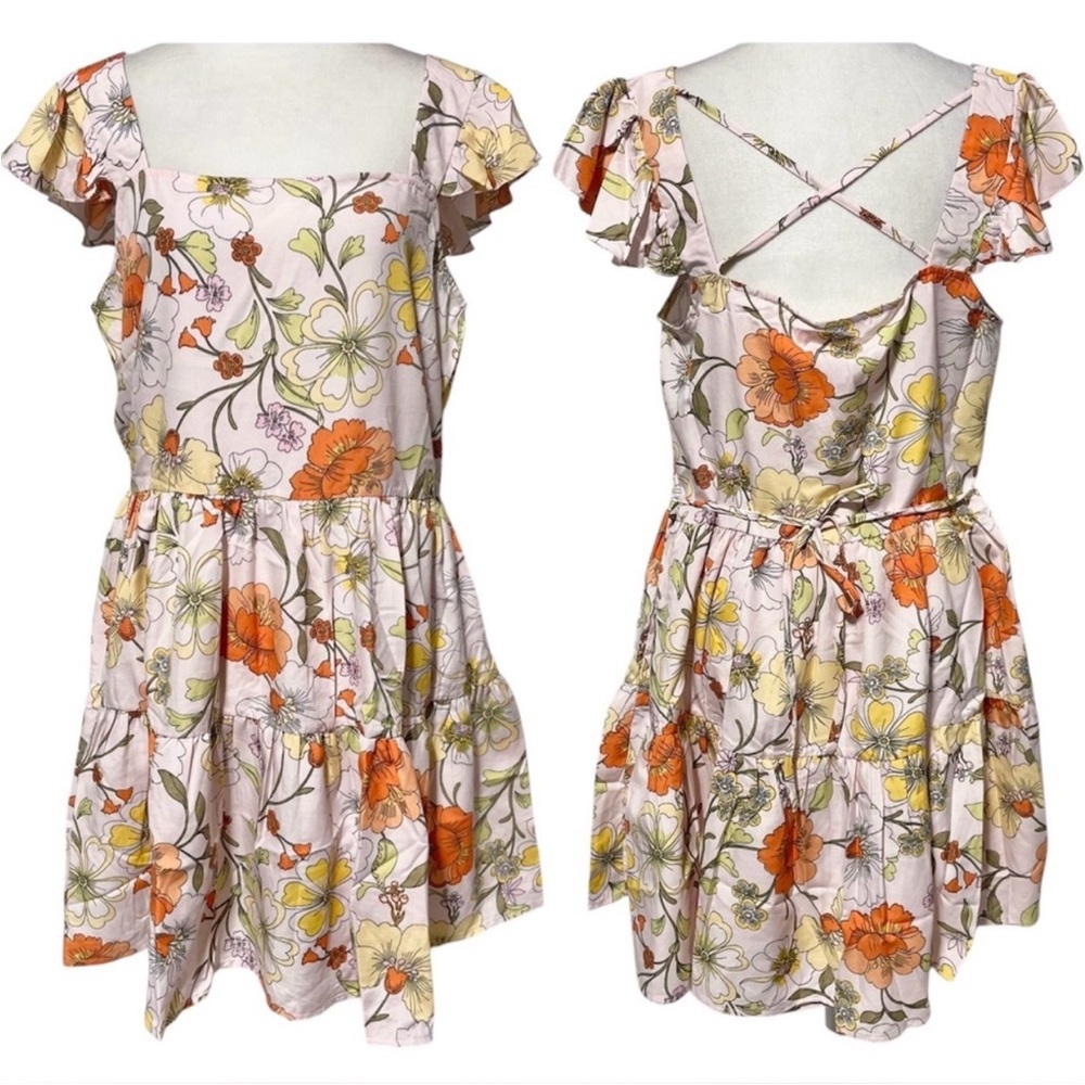 Lottie & Holly Floral sun dress